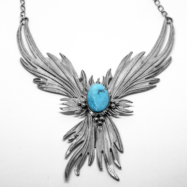 SILVER SET NAVAJO  - CHARLES JOHNSON