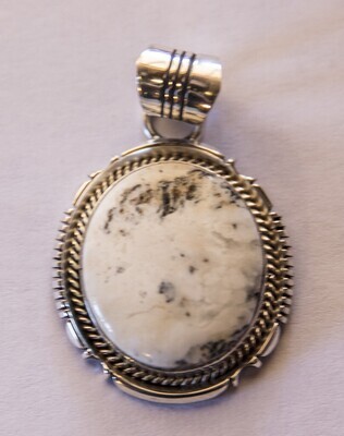 SILVER WILD HORSE PENDANT NAVAJO - DANIEL BENALLY