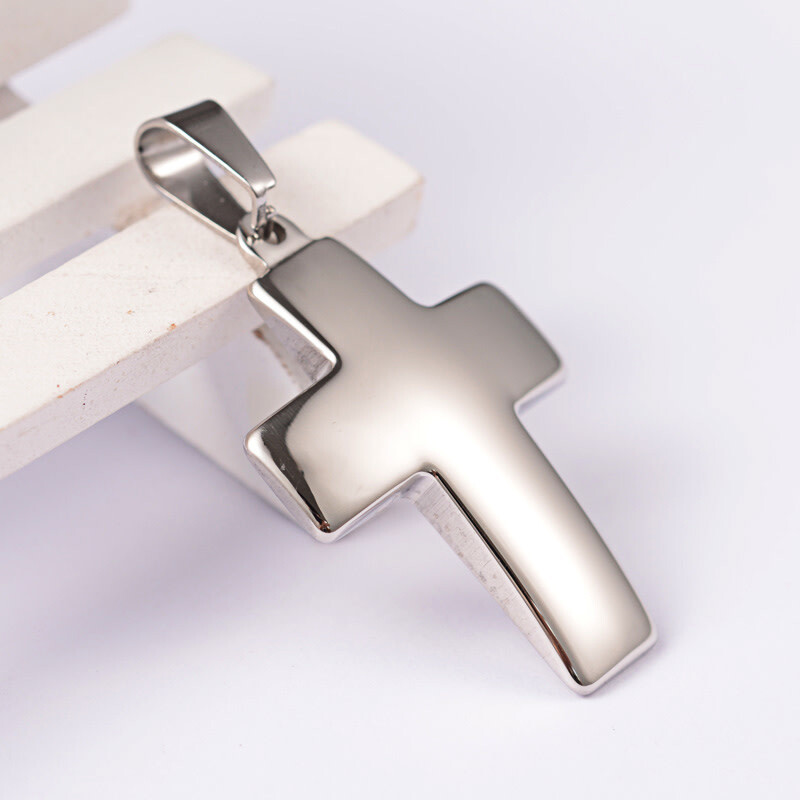 STAINLESS CROSS PENDANT FJP41