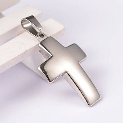 STAINLESS CROSS PENDANT FJP41