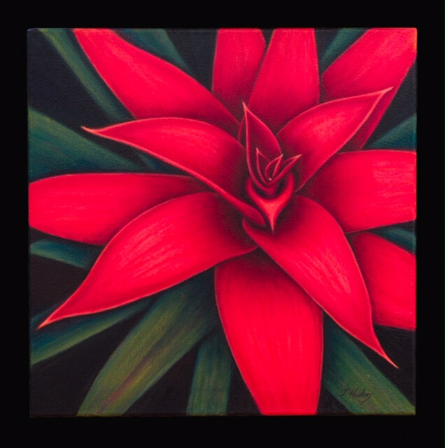 RED EMBRACE 20&quot;x20&quot;