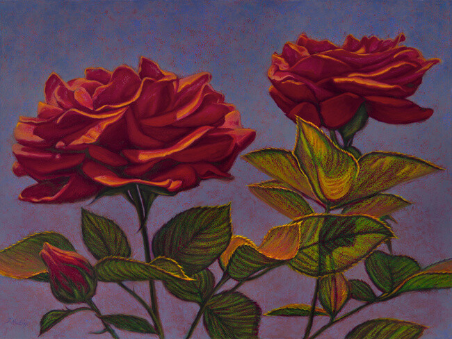 THREE BEAUTIES 30&quot;x40&quot;