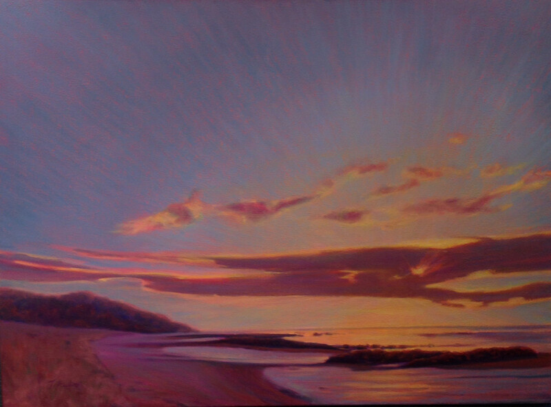 SUNSET REPOSE 30&quot;x40&quot;