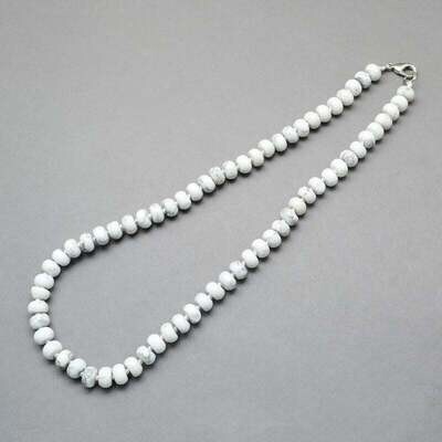 STAINLESS HOWLITE NECKLACE FJN21-18