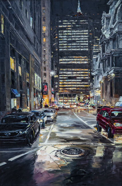 PHILLY NIGHT 36&quot; x 24&quot;