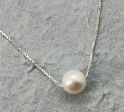 SILVER PEARL NECKLACE