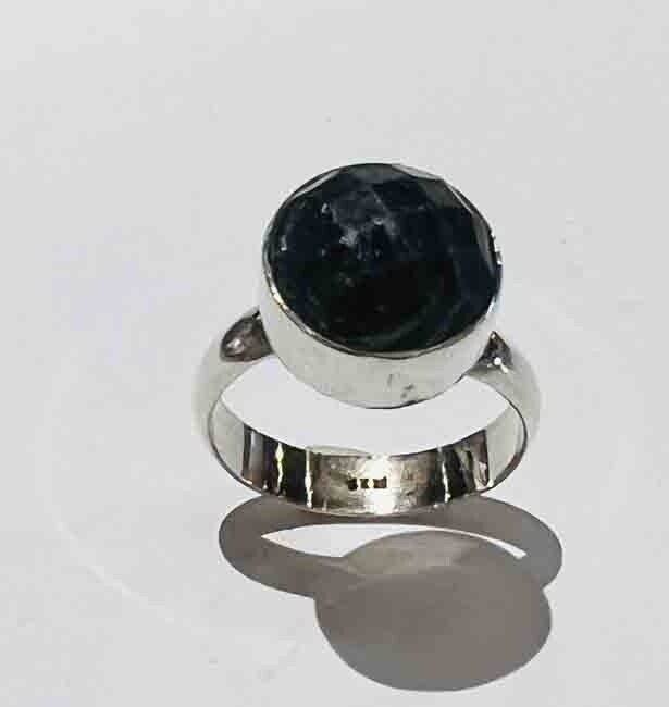 SILVER SAPPHIRE RING ASR77-5.5