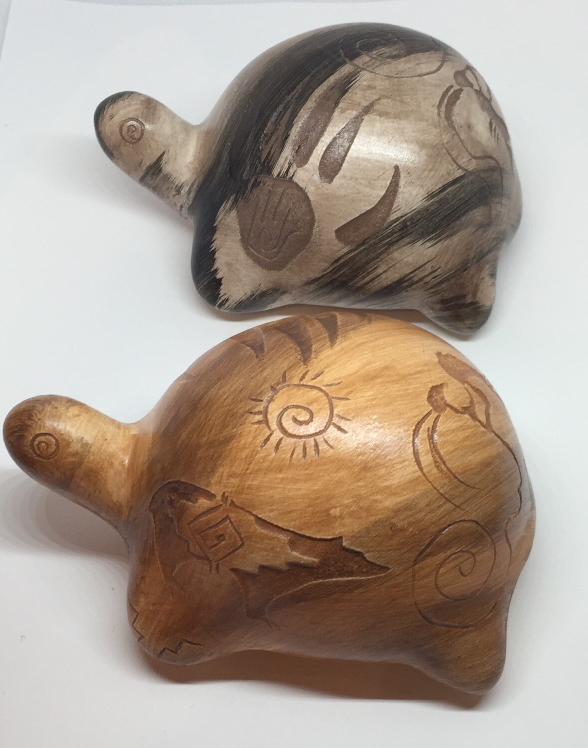 &quot;SMALL TURTLE&quot; Petroglyph Pottery 4.5x3