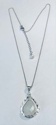 SILVER MOONSTONE NECKLACE ASN120