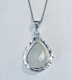 SILVER MOONSTONE NECKLACE ASN120