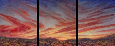 FILLED WITH AWE 30&quot;x72&quot;