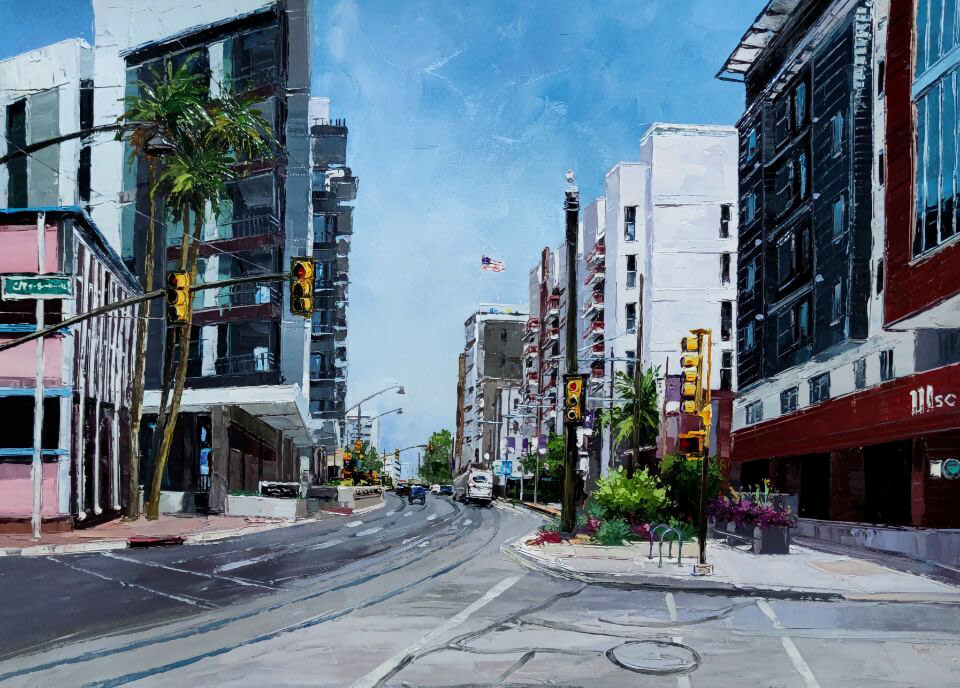 TUCSON STREETS 24&quot; x 36&quot;