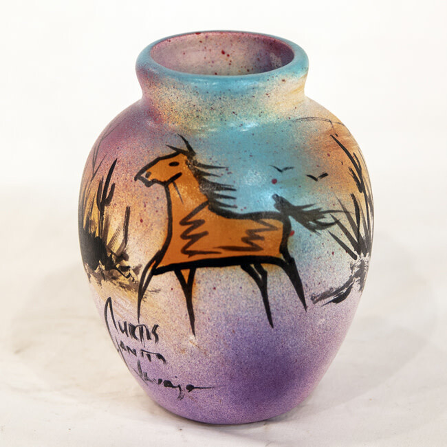 &quot;SW MESA JAR&quot; Painted Pottery 6x5