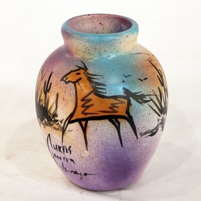 &quot;SW MESA JAR&quot; Painted Pottery 6x5
