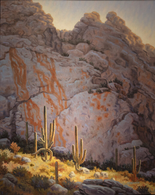 &quot;SOARING MOUNTAINS&quot; 30x24 Oil on Canvas Framed