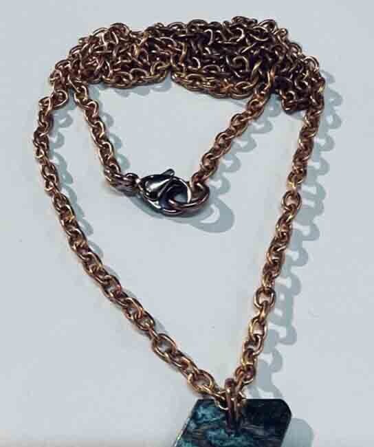 BRONZE PATINA NECKLACE KAN110-24