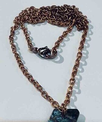 BRONZE PATINA NECKLACE KAN110-24