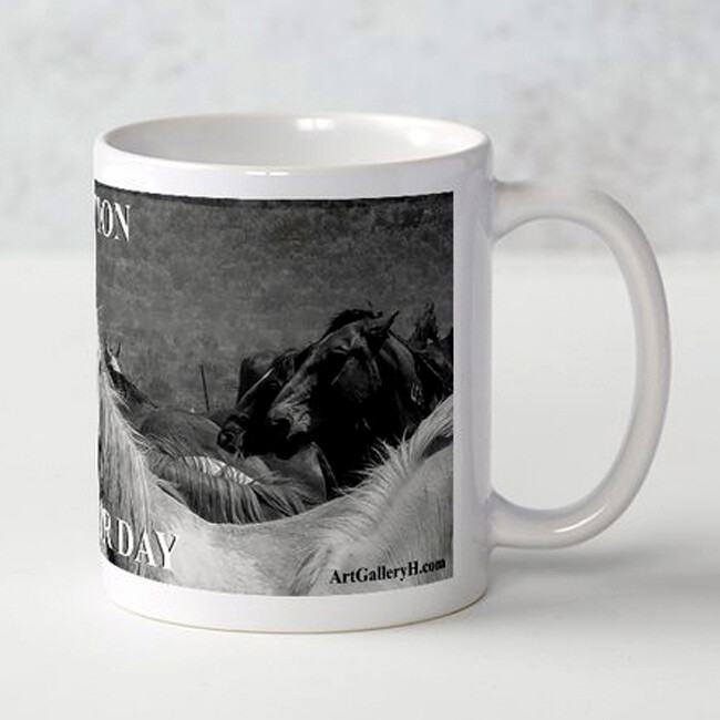 MUG "CAUTION" BAD HAIR DAY