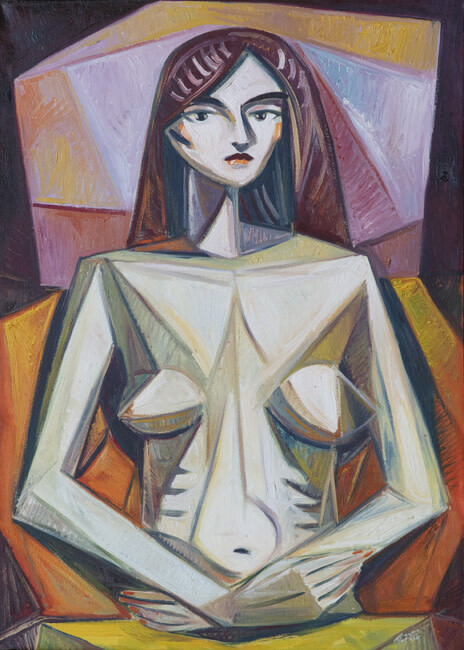 YOUNG MOTHER 28&quot;x20&quot;