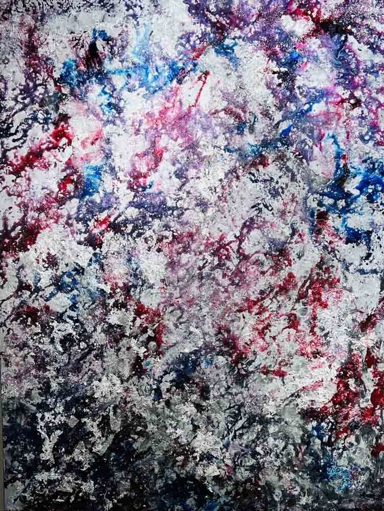 GREY ENCHANTMENT 40&quot; x 30&quot;
