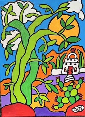 ON THE HILL 16" x 12" ON THE HILL 16" x 12"