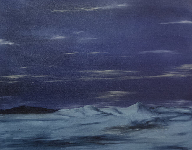 A STUDY IN BLUE 16&quot;x20&quot;