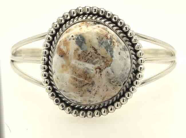 SILVER WILD HORSE BRACELET NAVAJO-RB