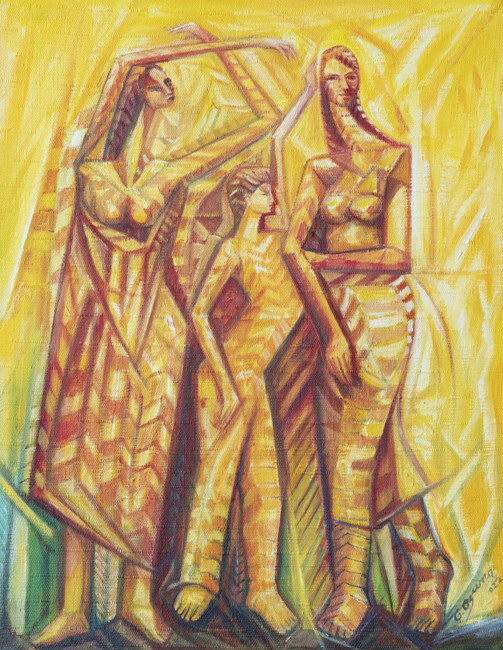 YOUNG PEOPLE POSING 28&quot;x22&quot;