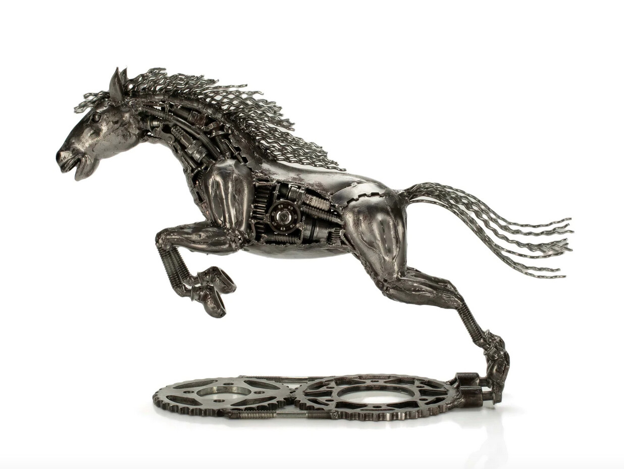 RUNNING HORSE 14&quot; x 17.5&quot; x 5.5&quot;