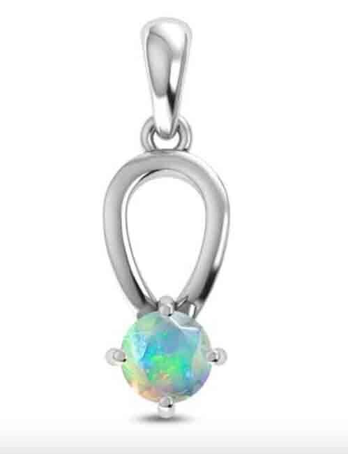 SILVER OPAL PENDANT