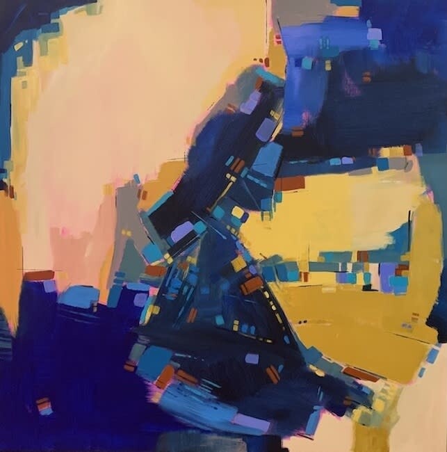 TURQUOISE TRAIL 36&quot;x36&quot;