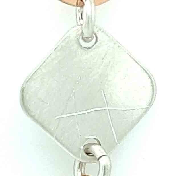 MIXED METALS LINKED NECKLACE