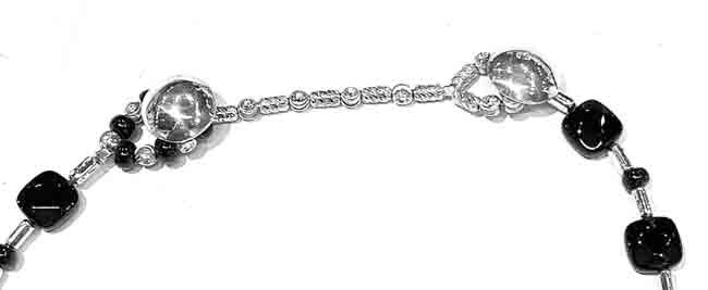 SILVER 3" BUTTON NECKLACE EXTENDER