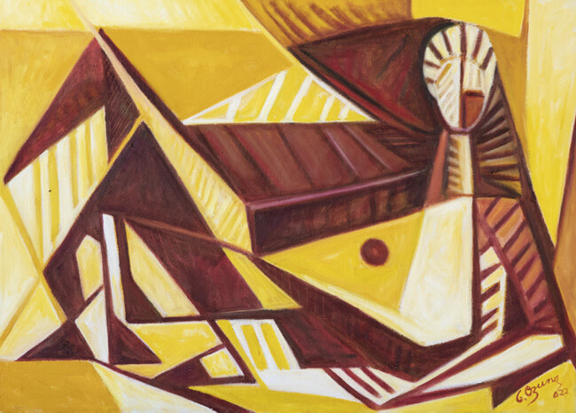WOMAN RECLINING 24&quot;x33&quot;