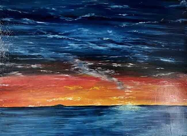 SANTA CRUZ EVENING 30&quot;X40&quot;