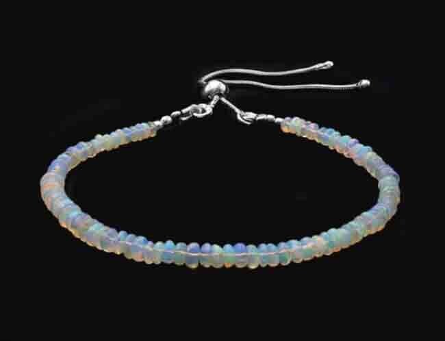 SILVER  OPAL BRACELET