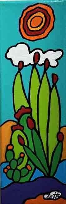 CACTUS 12&quot;x 4&quot;