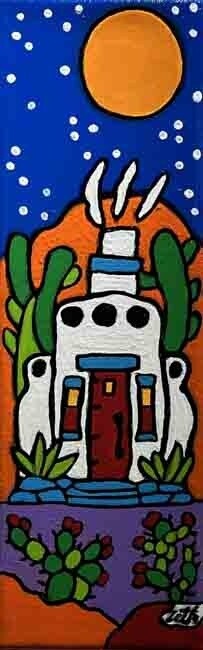 NIGHT AT HOME 12&quot; x 4&quot;