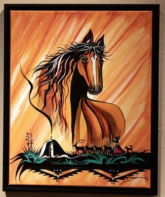 SPIRIT HORSE 20&quot; x 16&quot;