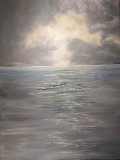 WHEN GREY IS MOST BEAUTIFUL 40&quot; x 30&quot;
