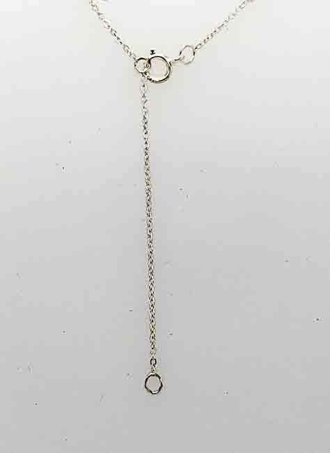 SILVER DOUBLE PERIDOT NECKLACE