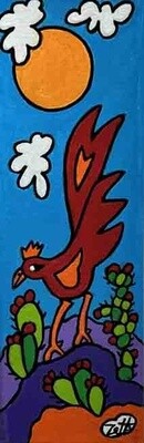 RED ROADRUNNER 12"x 4" RED ROADRUNNER 12"x 4"