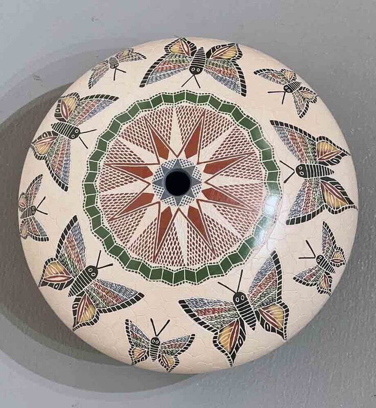 MATA ORTIZ BUTTERFLIES-OSCAR RAMAREZ-4.5&quot; x 7&quot;