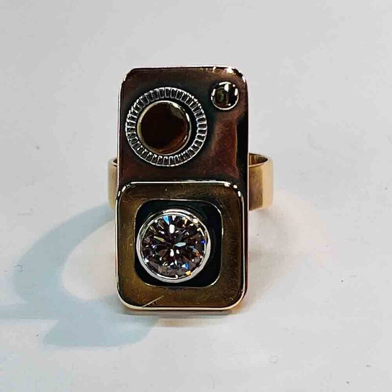 MIXED METALS RING KAR05-8.5