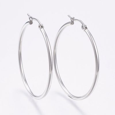 STAINLESS HOOP EARRINGS FJE222
