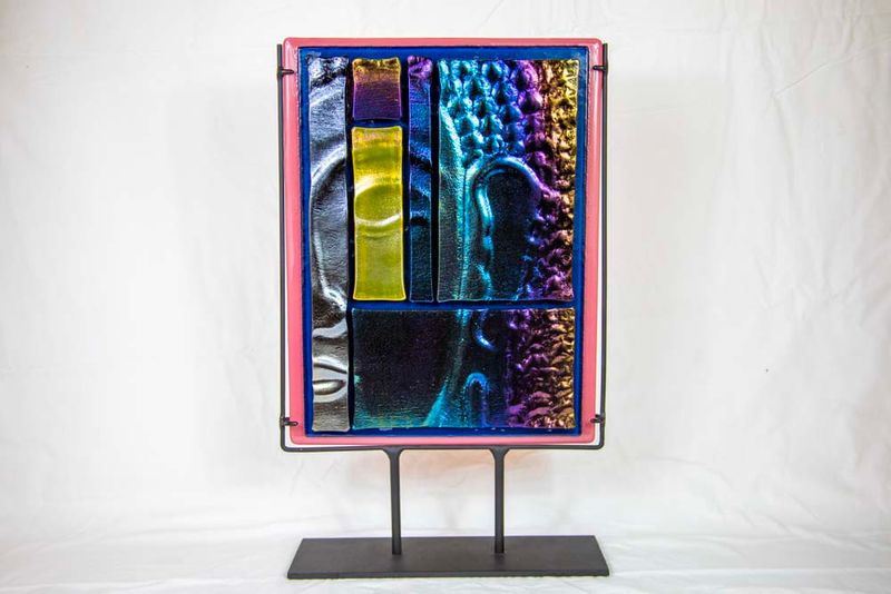 IN EVERY MOMENT PERFECTION 20&quot; x 12&quot; x 4&quot;  Fuse Glass
