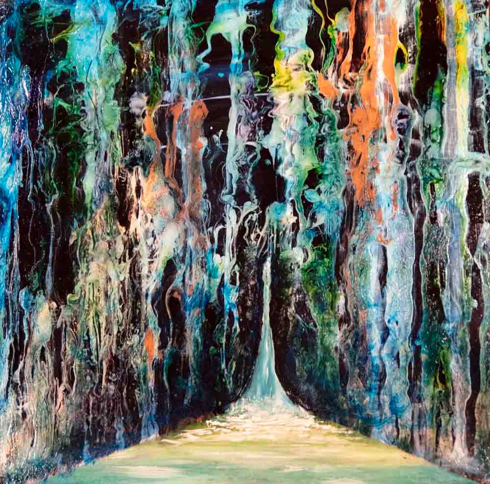 CENDER FALLS 24&quot;x24&quot;