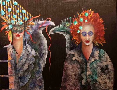 OLD CROWNIES 40&quot;x50&quot;