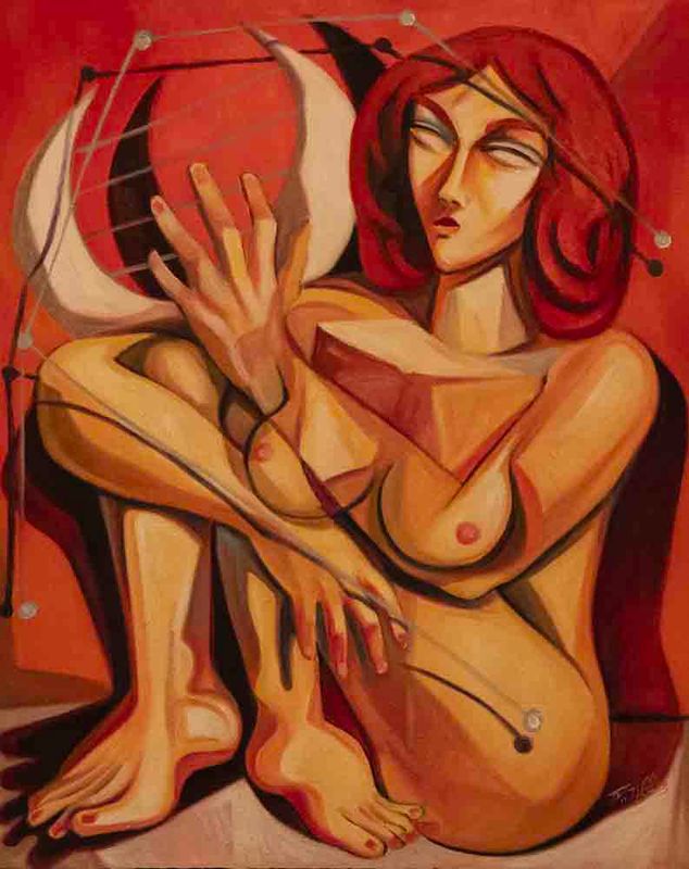 LUNAR HARP 20&quot; x 16&quot;