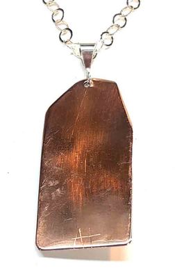 MIXED METALS TURQUOISE PENDANT KAP117